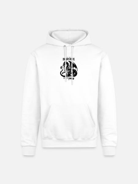 Dragon Riders Banner - Champion Unisex Powerblend Hoodie - white
