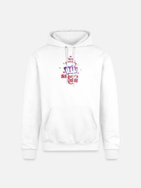 Shery's Delight Bakery Cupcake Flair - Champion Unisex Powerblend Hoodie - white