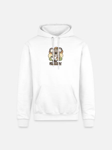 Koala Sips Again - Champion Unisex Powerblend Hoodie - white