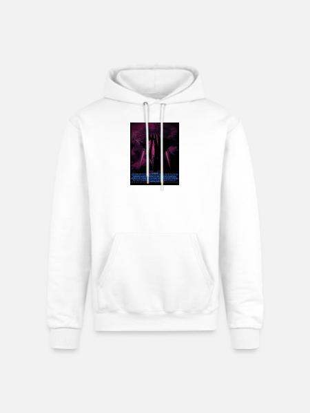 Neon Sky Battle Overdrive - Champion Unisex Powerblend Hoodie - white