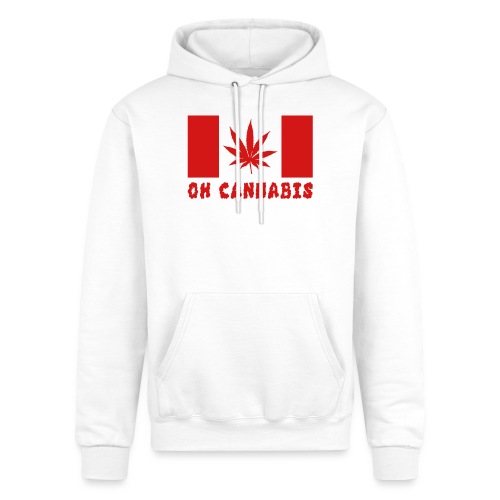 Oh Cannabis Canada Flag T-shirts - Champion Unisex Powerblend Hoodie