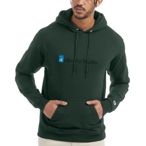 Ubuntu Studio Logo 2022 - Champion Unisex Powerblend Hoodie