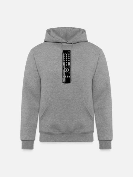 Remote Control - Champion Unisex Powerblend Hoodie - heather gray