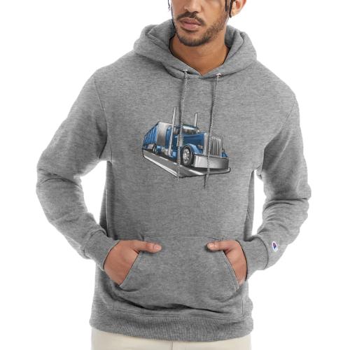 Big Rig Semi Truck American Truck - Champion Unisex Powerblend Hoodie