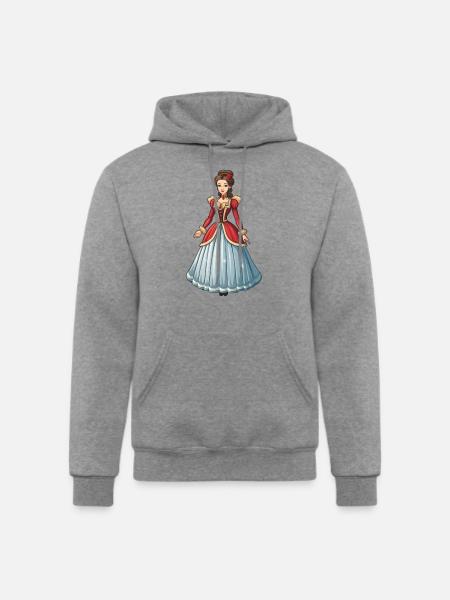 Nutcracker Figurine - Champion Unisex Powerblend Hoodie - heather gray