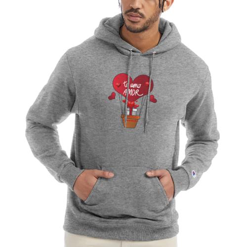 Fashion Valentine's Day Hearts, Gifts February 14 - Champion Unisex Powerblend Hoodie