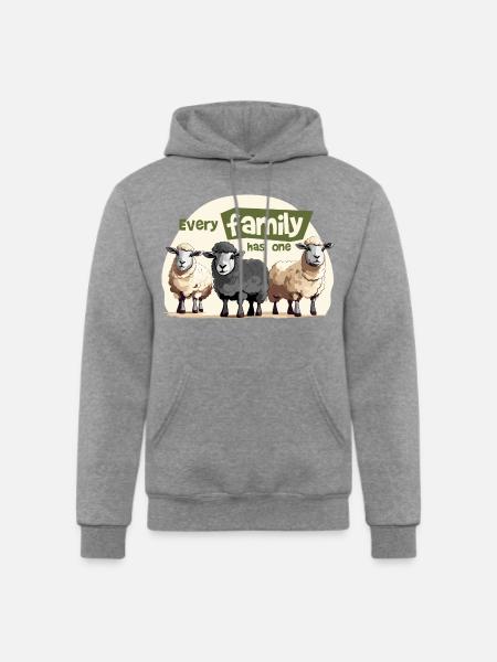 Every family has one. - Champion Unisex Powerblend Hoodie - heather gray