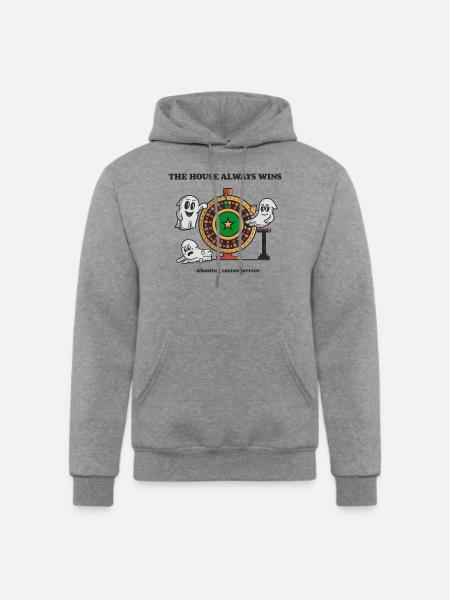 The Casino Ghosts - Champion Unisex Powerblend Hoodie - heather gray