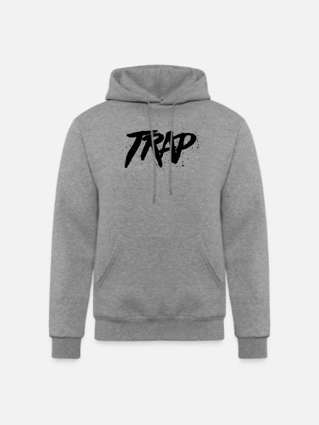 trap - Champion Unisex Powerblend Hoodie - heather gray