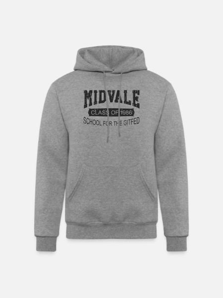 Midvale School for the Gifted Gary Larson the Far - Champion Unisex Powerblend Hoodie - heather gray