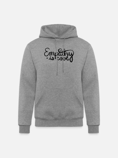 Empathy Is Cool - Champion Unisex Powerblend Hoodie - heather gray