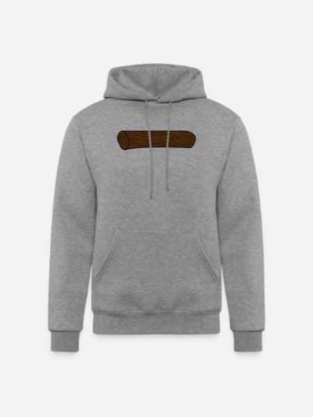 Log - Champion Unisex Powerblend Hoodie - heather gray