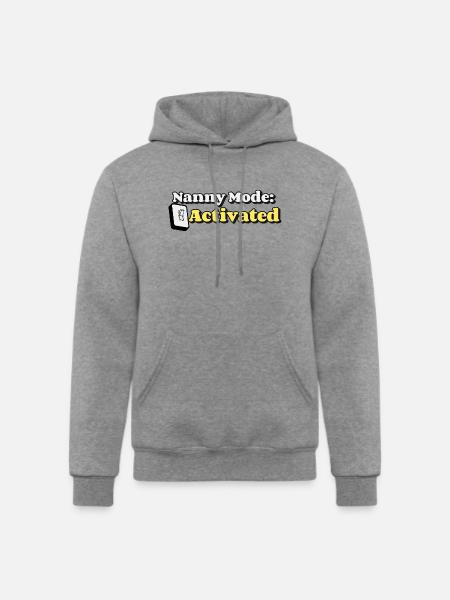Nanny Mode Activated - Champion Unisex Powerblend Hoodie - heather gray