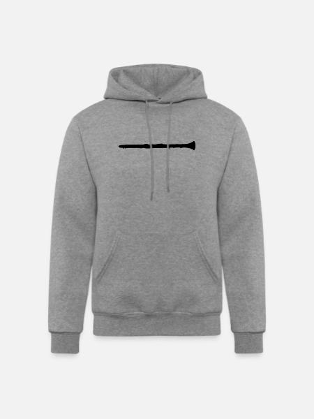 clarinet - Champion Unisex Powerblend Hoodie - heather gray