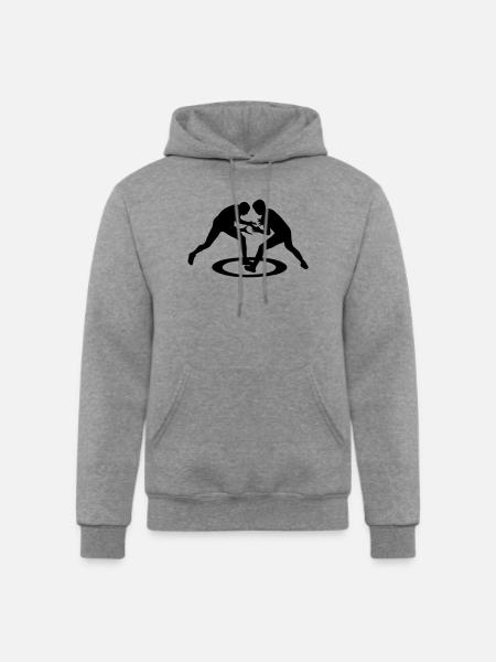 Wrestling, freestyle wrestling - Champion Unisex Powerblend Hoodie - heather gray