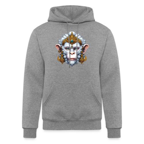 Thai Hanuman Monkey Deity Mask - Champion Unisex Powerblend Hoodie