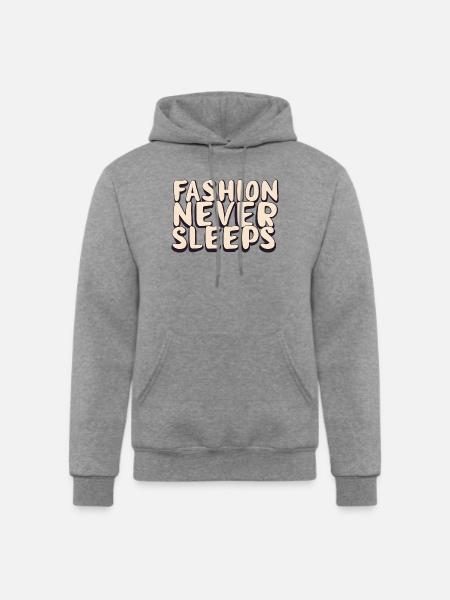 Fashion never sleeps - Champion Unisex Powerblend Hoodie - heather gray