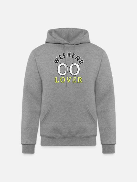 Weekend Lover - Champion Unisex Powerblend Hoodie - heather gray