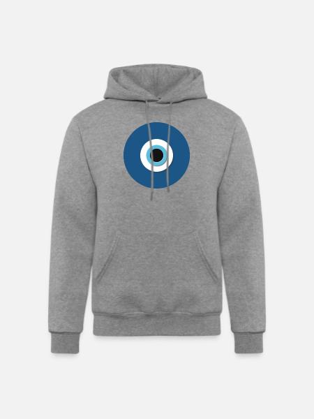 Turkish Eye - Champion Unisex Powerblend Hoodie - heather gray