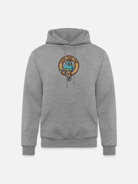 Clan MacKenzie Crest - Champion Unisex Powerblend Hoodie - heather gray