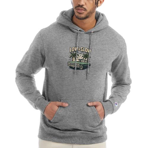Classic Lowrider Car | Low & Slow Retro T-Shirt - Champion Unisex Powerblend Hoodie