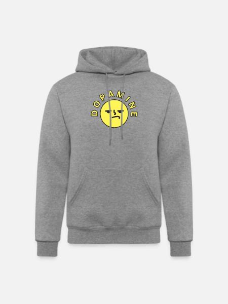 DOPAMINE - Champion Unisex Powerblend Hoodie - heather gray