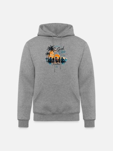 Togetherness - Champion Unisex Powerblend Hoodie - heather gray