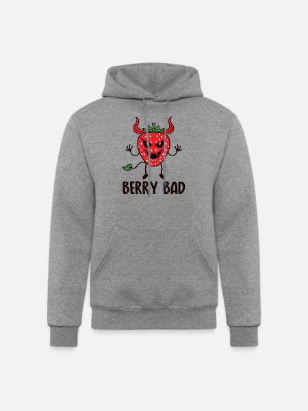 Berry Bad - Champion Unisex Powerblend Hoodie - heather gray