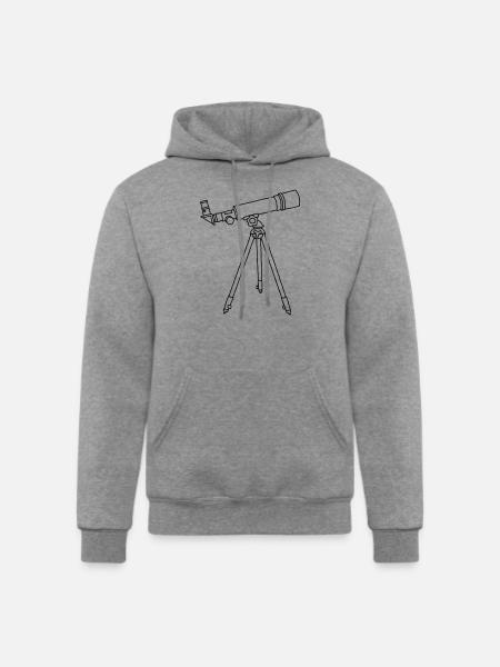 Telescope - Champion Unisex Powerblend Hoodie - heather gray
