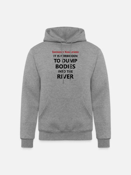 Emergency Regulations - Champion Unisex Powerblend Hoodie - heather gray