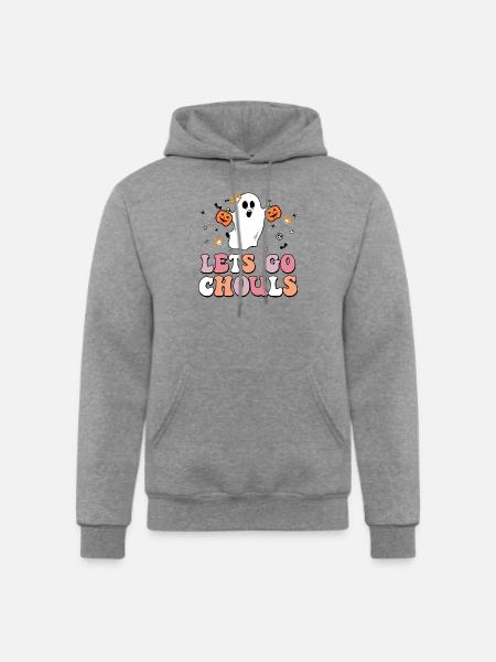 Lets go chouls - Champion Unisex Powerblend Hoodie - heather gray