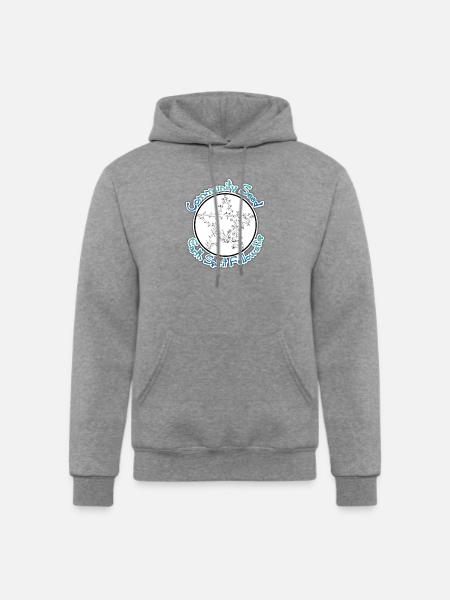CS_Logo-HighQ-Transparent_Shadow - Champion Unisex Powerblend Hoodie - heather gray