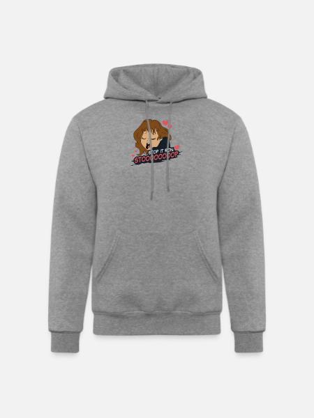 Stop It Ron - Champion Unisex Powerblend Hoodie - heather gray