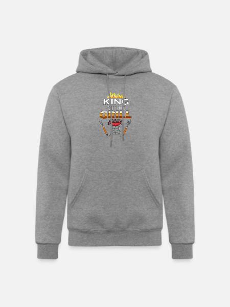 KING OF THE GRILL - Champion Unisex Powerblend Hoodie - heather gray
