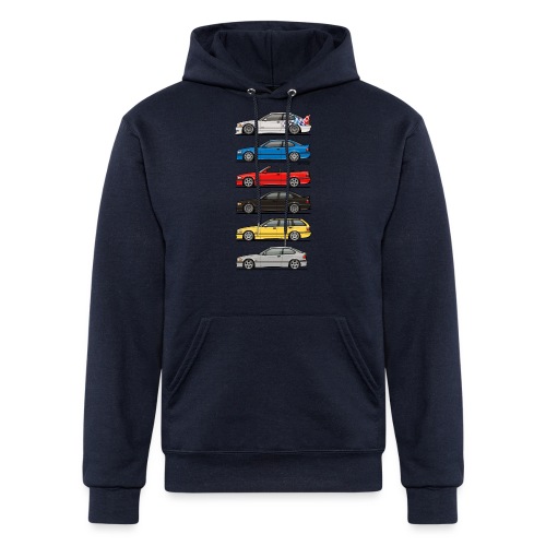 Stack of E36 Variants - Champion Unisex Powerblend Hoodie