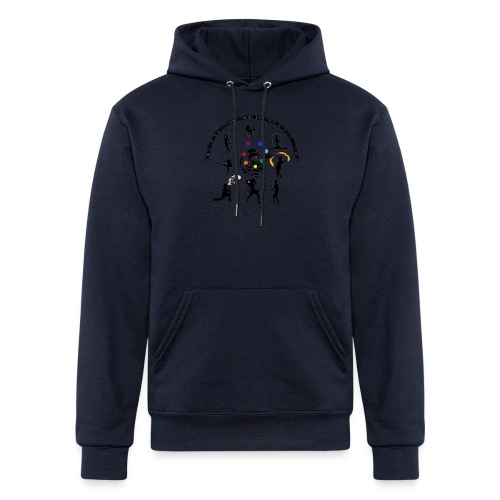 You Know You're Addicted to Hooping & Flow Arts - Champion Unisex Powerblend Hoodie