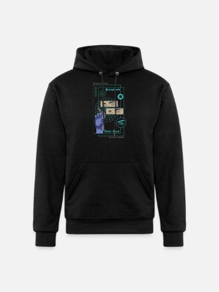 Young Blood Never Sleep - Champion Unisex Powerblend Hoodie - black