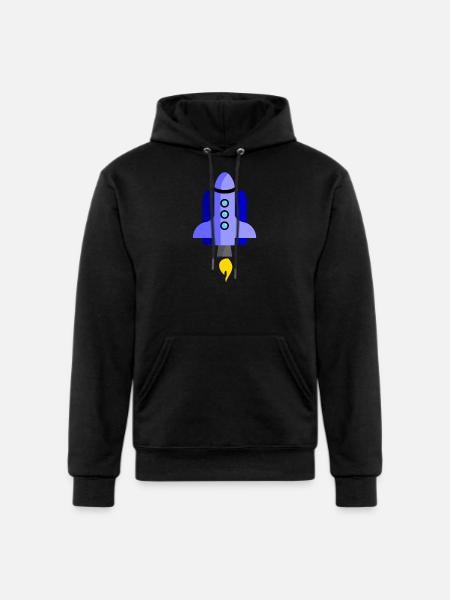 Rocket 1 - Champion Unisex Powerblend Hoodie - black