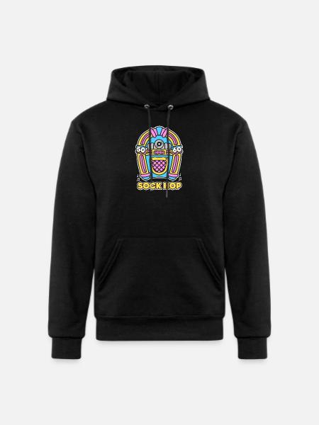 Jukebox 50s Sock Hop - Champion Unisex Powerblend Hoodie - black