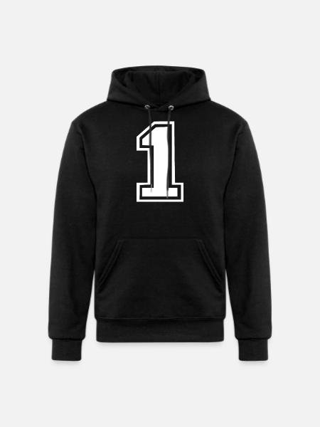 1 - Champion Unisex Powerblend Hoodie - black