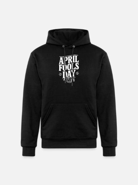 April Fools Day - Champion Unisex Powerblend Hoodie - black