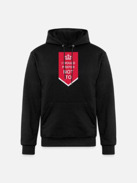I prefer not to - Champion Unisex Powerblend Hoodie - black