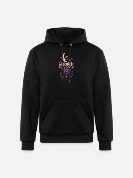 Moonlight & Magic Tshirt - Champion Unisex Powerblend Hoodie - black