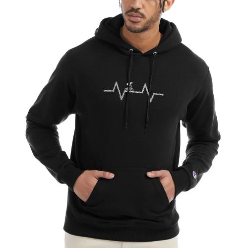 bmx bike heartbeat - Champion Unisex Powerblend Hoodie
