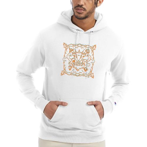 Revelation Lamb Orange - Champion Unisex Powerblend Hoodie