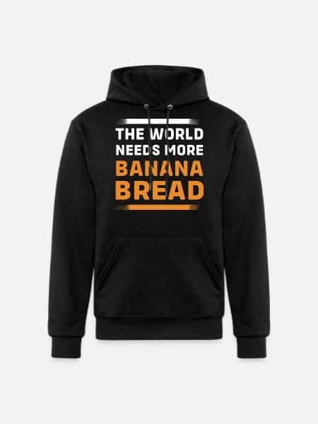 Bread Baker Banana Bread - Champion Unisex Powerblend Hoodie - black