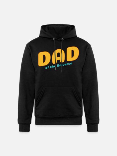 Dad of the Universe - Champion Unisex Powerblend Hoodie - black