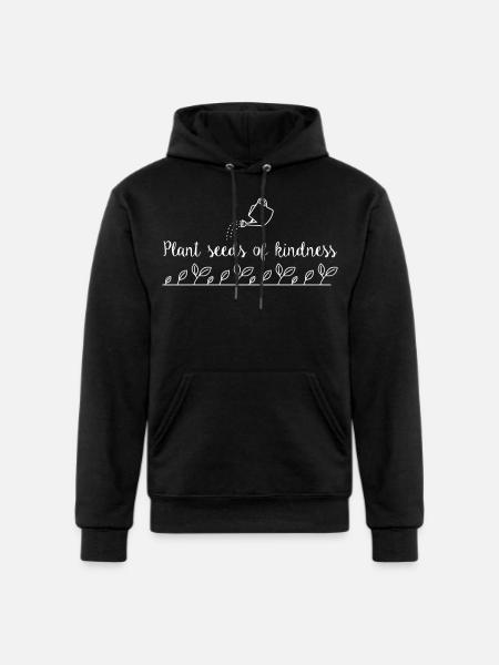Plant Seeds Of Kindness - Champion Unisex Powerblend Hoodie - black