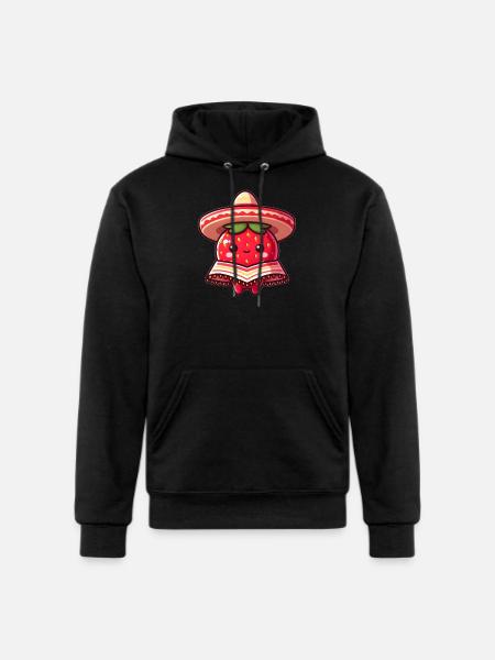 Mexican strawberry - Champion Unisex Powerblend Hoodie - black