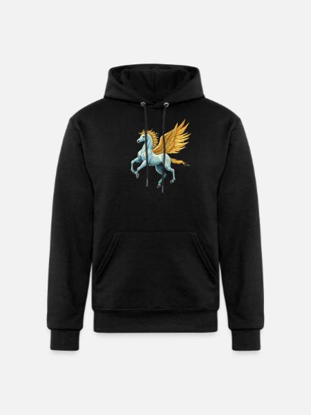 Pegasus - Champion Unisex Powerblend Hoodie - black